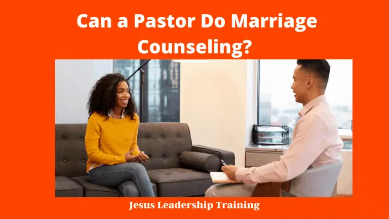 Can A Pastor Do Marriage Counseling Jesus Leadership Training