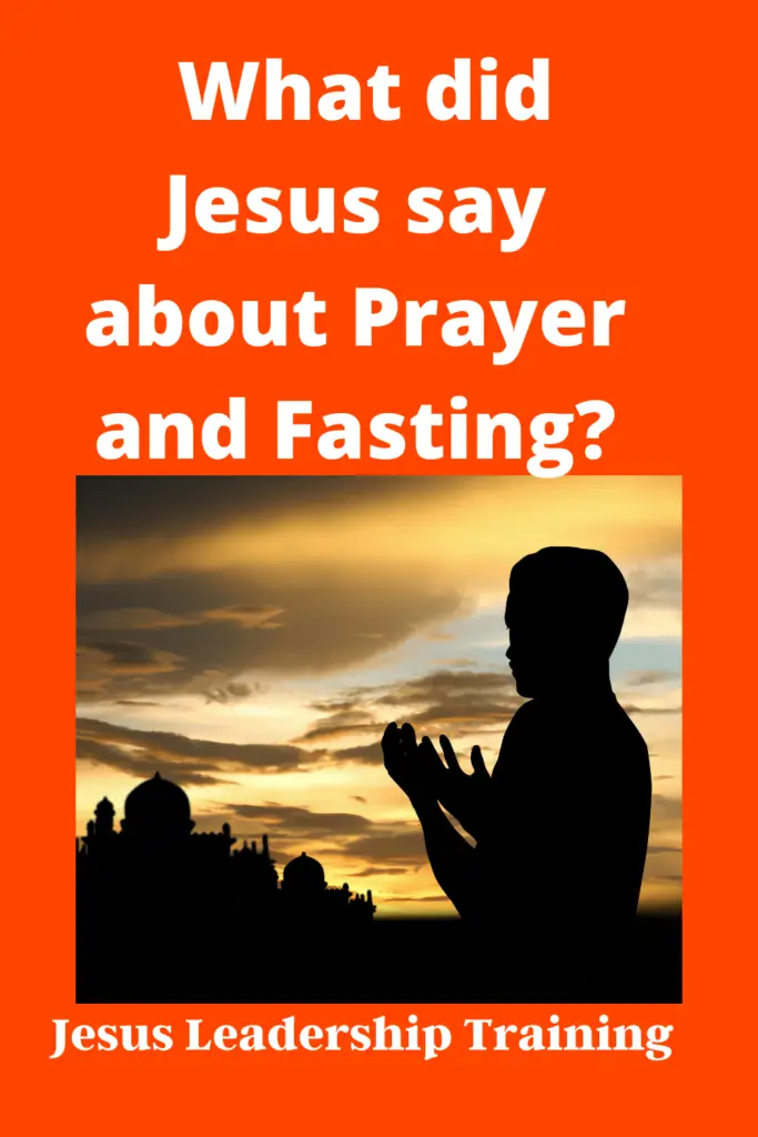 What did Jesus say about prayer and fasting Pinterest Pin 1000 × 1500