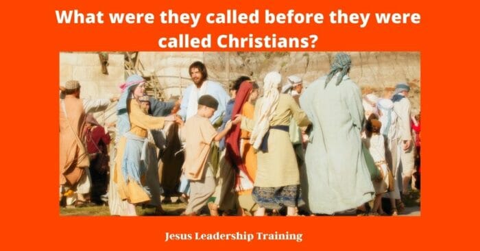What were they called before they were called Christians 1