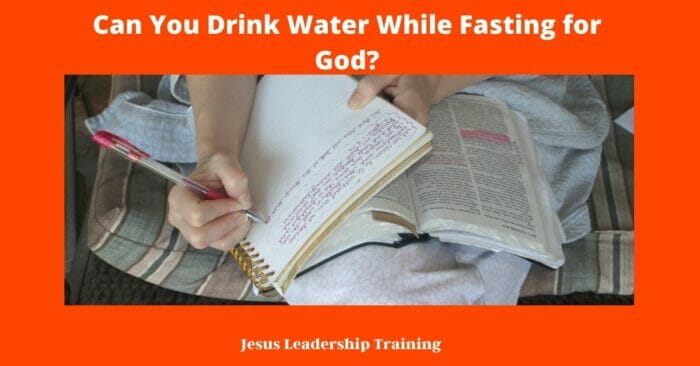 Can You Drink Water While Fasting for God 2
