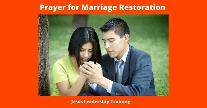 Prayer for Marriage Restoration 4