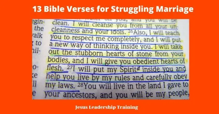 13 Bible Verses for Struggling Marriage 1
