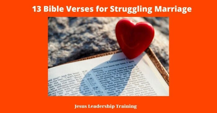 13 Bible Verses for Struggling Marriage