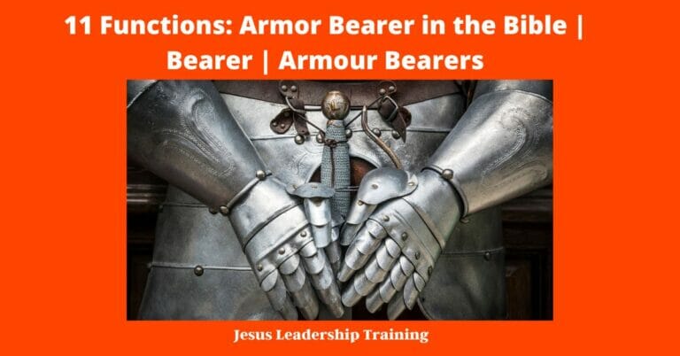 11 Functions: Armor Bearer in the Bible | Bearer | Armour Bearers