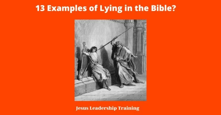 13 Examples of Lies in the Bible?