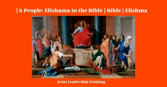 6 People: Elishama in the Bible | Bible | Elishma