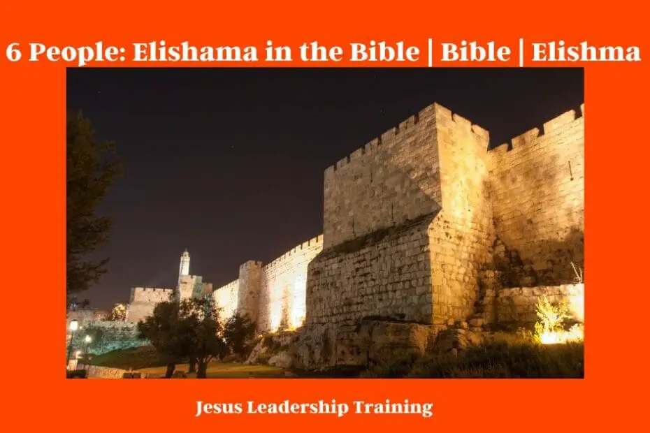6 People: Elishama in the Bible | Bible | Elishma