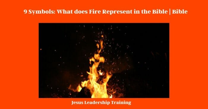 What Does Flames Represent In The Bible