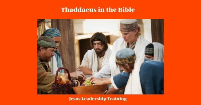 Thaddaeus in the Bible