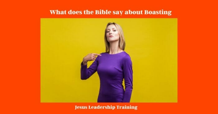 What does the Bible say about Boasting