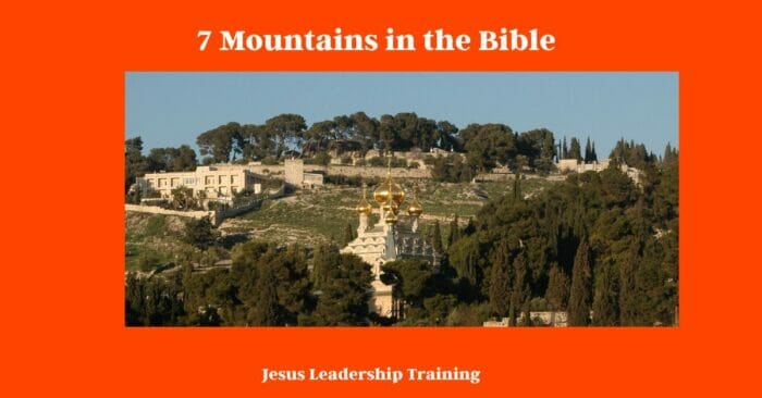 7 Mountains in the Bible and What They Teach Us About God | Mountain | Bible | Prayer 2 The Mt of Olives is highly important in the bible, both old and new testaments. It is where Jesus wept over Jerusalem and where he spent his final hours before being crucified. It is also where he will return when he comes again. In the book of Revelation, the Mt of Olives splits in two when Jesus returns. The significance of the Mt of Olives lies in its connection to God's people. It is a place of prayer and weeping, but also a place of hope and redemption. For Christians, the Mt of Olives is a reminder that Jesus is coming again and that there is hope for the future.