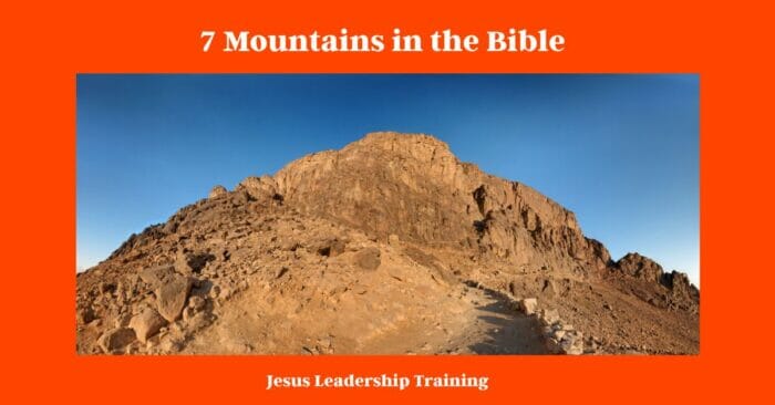 7 Mountains in the Bible and What They Teach Us About God | Mountain | Bible | Prayer 3 Mount Ararat is a significant mountain in the Bible. It is the mountain that Noah's Ark came to rest on after the great flood. Mount Ararat is also where Moses saw the Promised Land from afar. In addition, Mount Ararat is thought to be the place where Abraham was willing to sacrifice his son, Isaac. Mount Ararat is also the place where Jacob had his dream about a ladder reaching to heaven. As such, Mount Ararat holds great significance for Christians and Jews. For many, it is a symbol of hope and new beginnings.