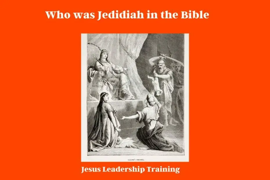 Who was Jedidiah in the Bible