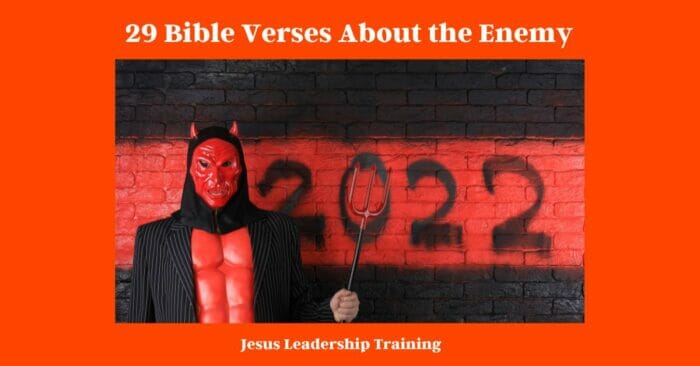 In the Bible, there are many references to an enemy. This enemy is often referred to as Satan, Lucifer, the roaring lion, or the devil. But who is this enemy? And what do these Bible verses say about him?

Satan is first mentioned in the book of Genesis, when he tempts Adam and Eve to disobey God. He is also mentioned in the book of Job, where he alleges that Job only serves God because He has blessed him. In the New Testament, Satan tempted Jesus in the desert and later appeared to Him in the form of a serpent.

Lucifer is another name for Satan. He is first mentioned in Isaiah 14:12-14, where he is described as "the morning star" that has fallen from heaven. In 2 Corinthians 11:14, Paul compares Satan to an angel of light. And in Revelation 12:9, he is called "the great dragon...that old serpent, called the Devil."

The Bible also describes Satan as a roaring lion, seeking whom he may devour (1 Peter 5:8). And Jesus Himself calls Satan "a thief" who comes to steal, kill, and destroy (John 10:10).

So who is this enemy? He is a fallen angel - a being of great power and intelligence who opposes God and His people. He is a liar and a deceiver. He is a tempter and an accuser. He is a thief and a destroyer. But most importantly, he is defeated! Colossians 2:15 says that Jesus "disarmed" him and "made a public spectacle" of him. And in Revelation 20:10, we are told that Satan will be thrown into the lake of fire for all eternity. So although Satan may be our enemy, we need not fear him - for we know that ultimately, he has already been defeated!