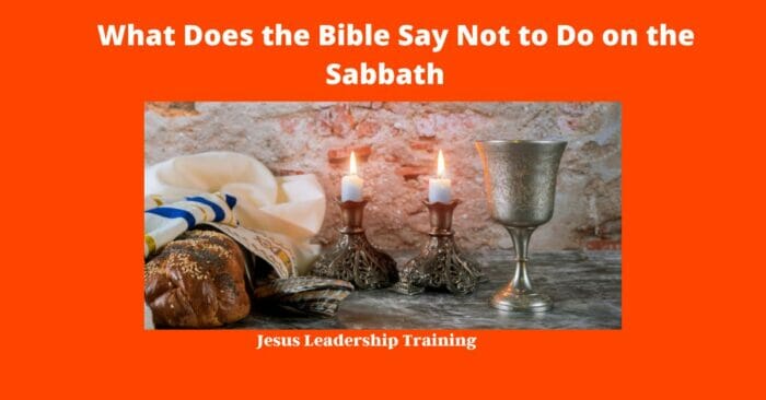 What Does the Bible Say Not to Do on the Sabbath | God | PDF | Quiz 3 What Does the Bible Say Not to Do on the Sabbath