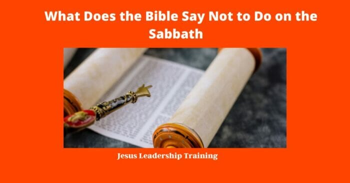 What Does the Bible Say Not to Do on the Sabbath | God | PDF | Quiz 5 What Does the Bible Say Not to Do on the Sabbath