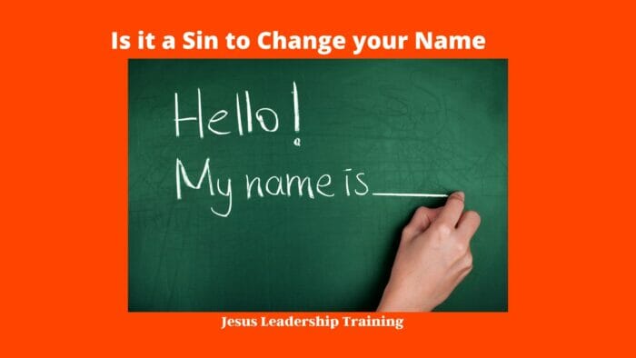 Is it a Sin to Change your Name | Bible | Changing | Names | PDF | Quiz 3 Is it a Sin to Change your Name