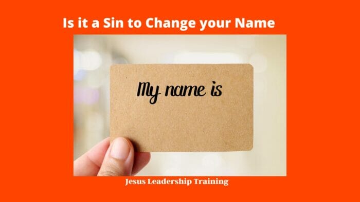 Is it a Sin to Change your Name | Bible | Changing | Names | PDF | Quiz 4 Is it a Sin to Change your Name