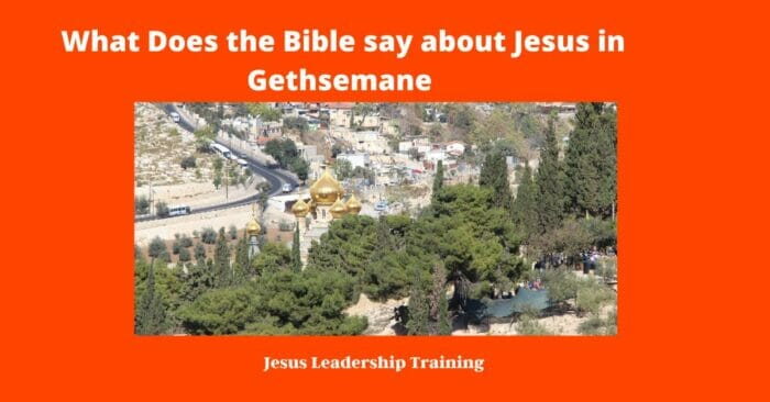 What Does the Bible say about Jesus in Gethsemane (