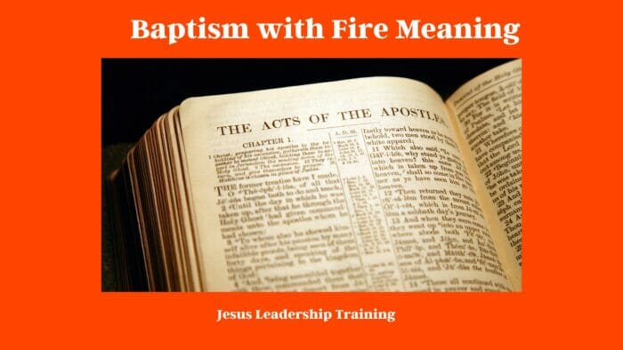 Baptism with Fire Meaning