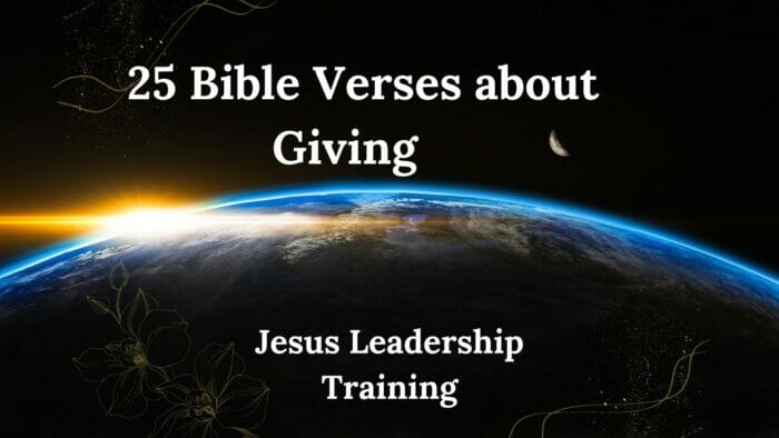 Bible Verses about Giving