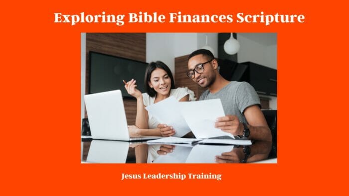 Exploring Bible Finances Scripture