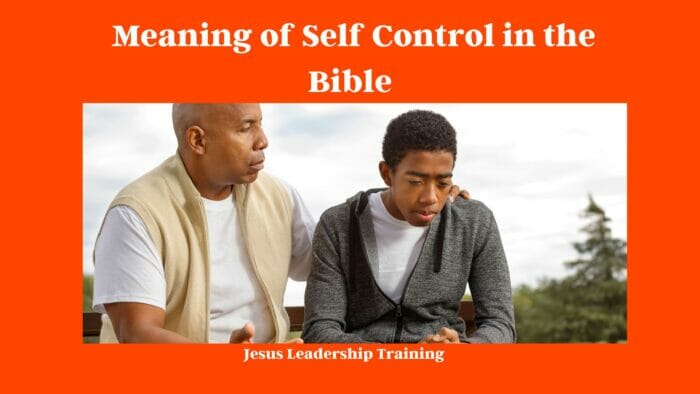 Meaning of Self Control in the Bible