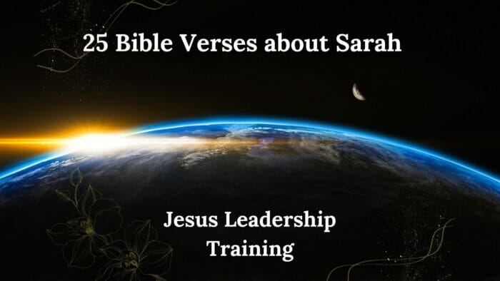 25 Bible Verses about Sarah