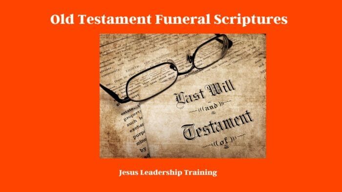 Old Testament Funeral Scriptures