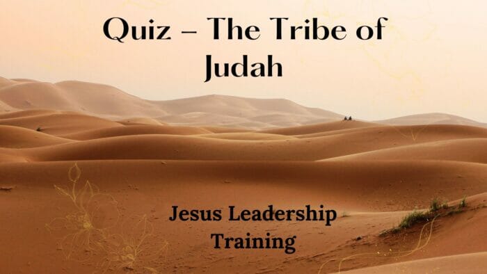 Quiz - The Tribe of Judah