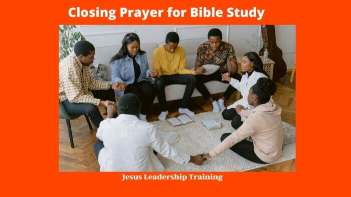 Closing Prayer for Bible Study