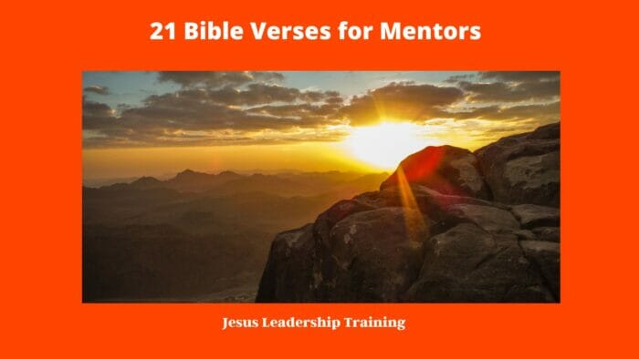 21 Bible Verses for Mentors