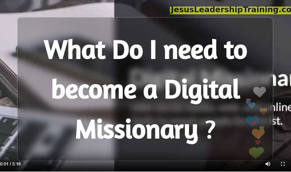 What do I need to be a Digital Missionary