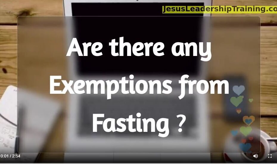 Are There any exemptions from Fasting